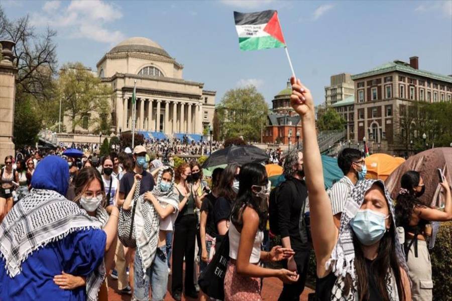 Biden e Democratas reprimem violentamente protestos estudantis contra genocídio em Gaza