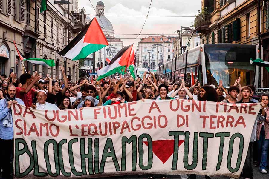 A classe trabalhadora organizada eleva a luta contra o genocídio sionista